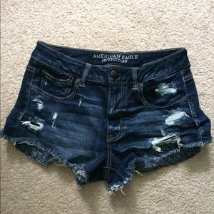 American Eagle High Rise Festival Shorts